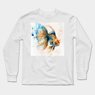 Painted Goldfish Long Sleeve T-Shirt